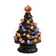 Lighted Ceramic Halloween Tree Tabletop Halloween Decoration Halloween