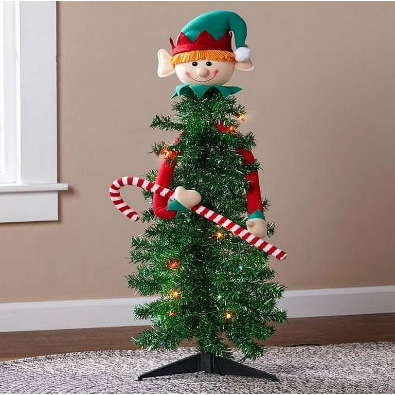 Lighted Character Christmas Trees Elf