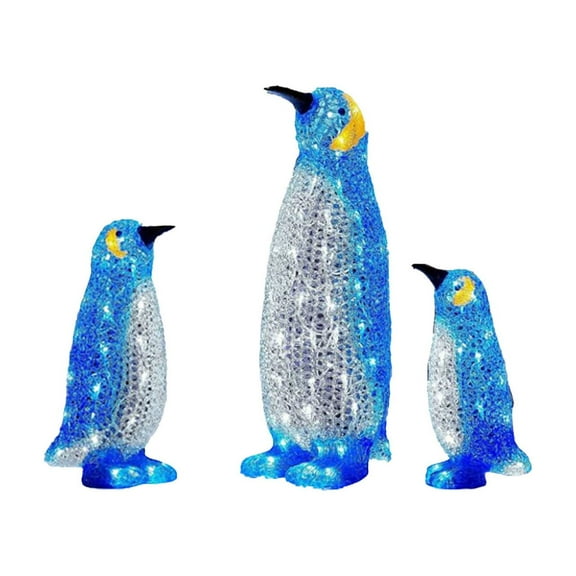 Lighted Christmas Animals, Glittering Animals with Strip Lights For Outdoor Patio Decoration, Artificial Pre-lit Christmas Decorative Animal LED Lights(Not 3D)
