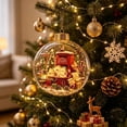 thumbnail image 1 of Lighted Christmas Ball Ornaments 2026, Lighted Santa Round - Whimsical Holiday Ornament, 3D Acrylic Hanging Decorations for Xmas Tree, Rustic Holiday Home Decor and Stocking Stuffer, 1 of 5