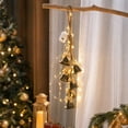 thumbnail image 1 of Lighted Christmas Bells Garland Warm White String Holiday Tree Door Decor, 1 of 7