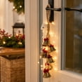 thumbnail image 1 of Lighted Christmas Bells Garland Warm White String Holiday Tree Door Decor, 1 of 7