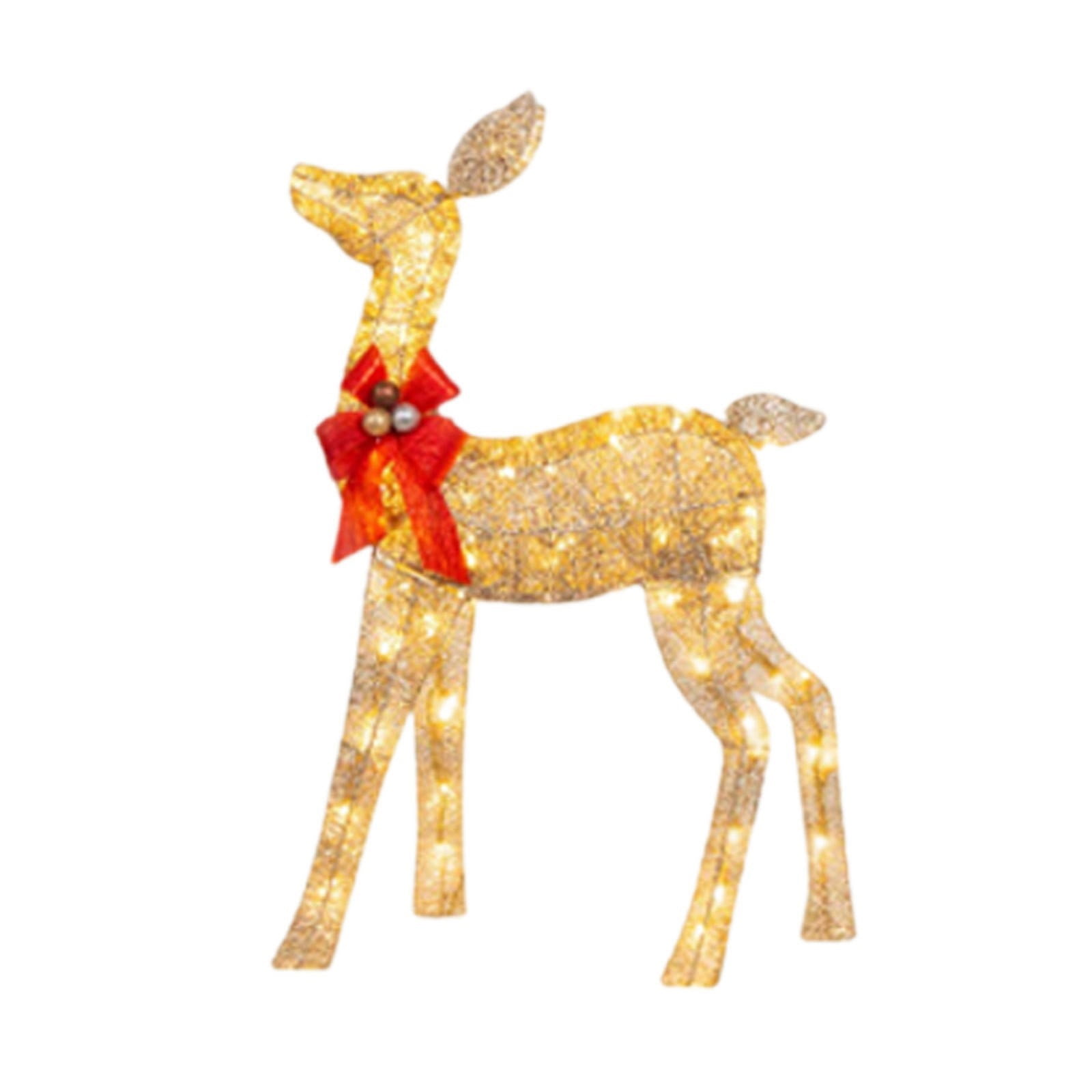 Lighted Christmas Decoration Deer, Light up Christmas Decor Reindeer