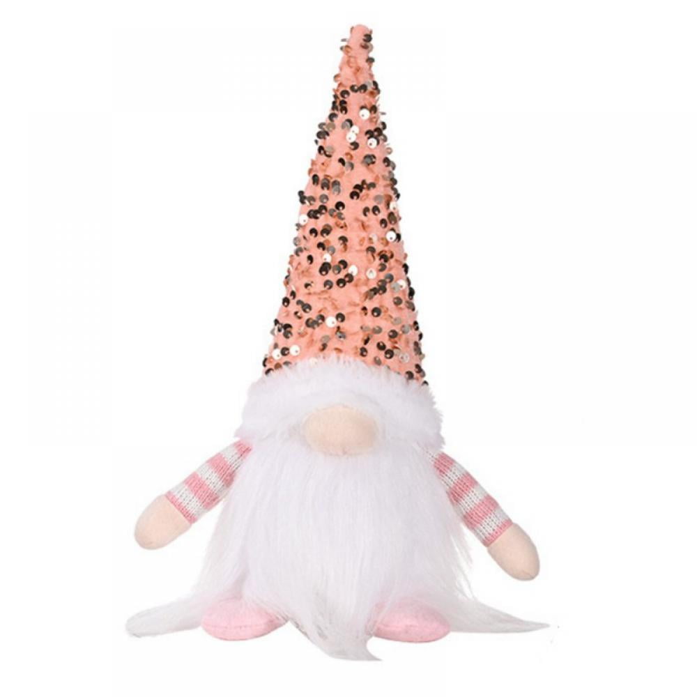 Arbre De Noël Gnome Lumineux 20 Cm - Figurine En Résine Avec LEDs Multicolores - Déco De Table, Cheminée - Fonctionne Sur Piles