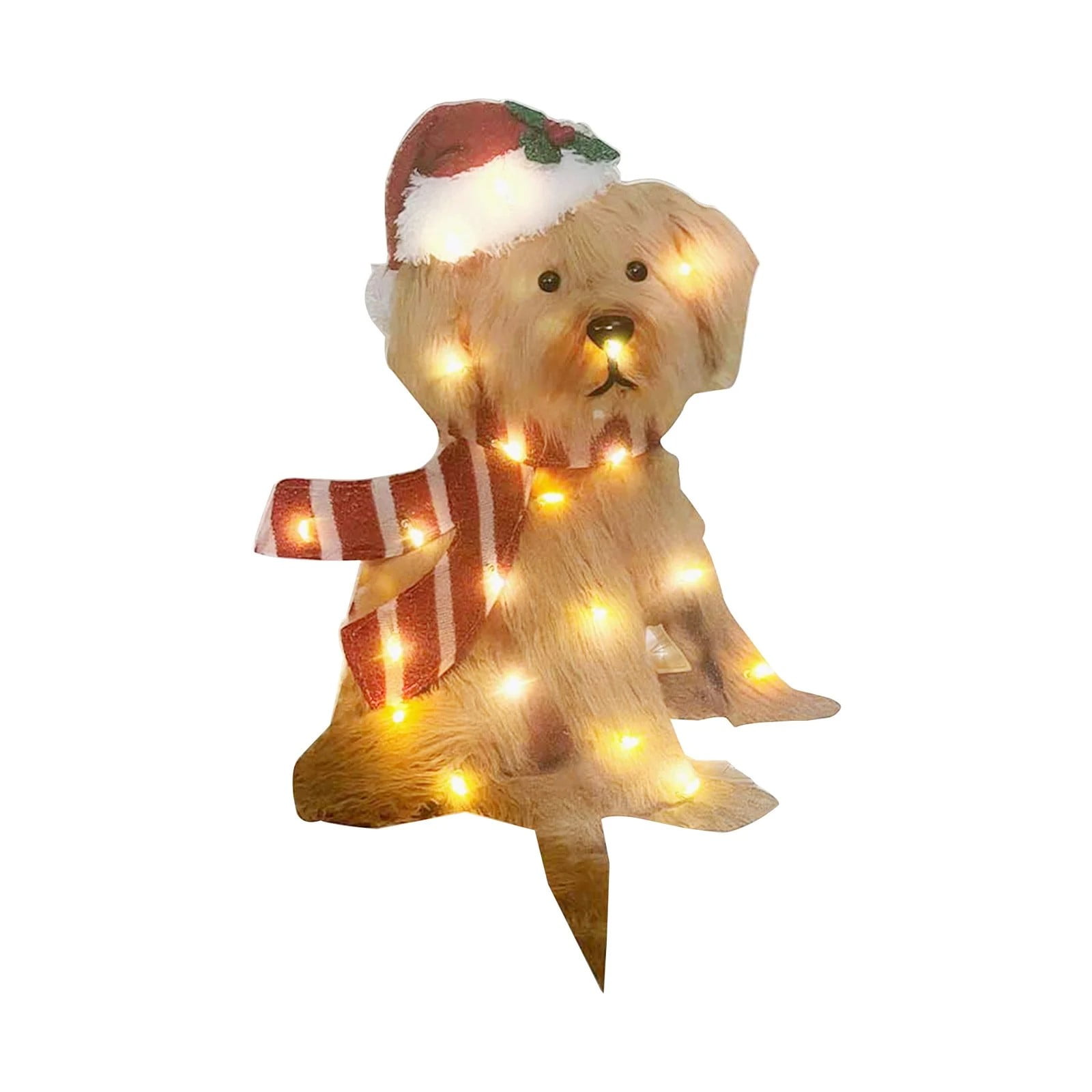 Lighted Christmas Outdoor Decorations | Light Up Christmas Goldendoodle ...