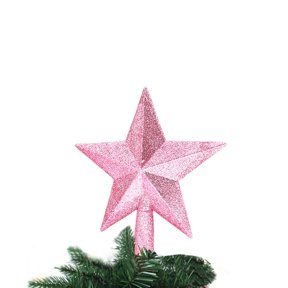 Lighted Christmas Tree Top Star, Rotating LED Projector Tree Topper with Sparkling Design, Illuminated Five-Pointed Star Ornament Creating Magical Atmosphere, Perfect Indoor Xmas Decoration Gift