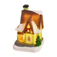 thumbnail image 1 of Lighted Christmas Village House Resin Snow Scene, Warm Glow Festive Tabletop Decor for Shelf Mantel B, 1 of 3