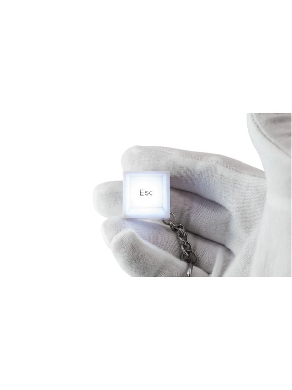 board with Light Action LED and Stainless Steel Keychain