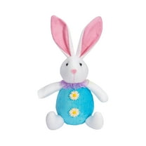 Lighted Easter Gnome Plush Elf Decorations,Easter Gnomes Plush with Light,Swedish Santa Gnomes with Bunny Ears,Easter Indoor Spring Home Decor Table Night Faceless Dwarf Bunny Household Decorations