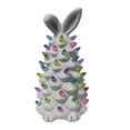 thumbnail image 1 of Lighted Easter Rabbits Tree, Ceramics Glowing Rabbits Tree Figurines Lighted Easter Rabbits Tabletop Tree with Colorful Lamp, Tabletop Rabbit Tree for Spring Easter Holiday Decor, 1 of 7