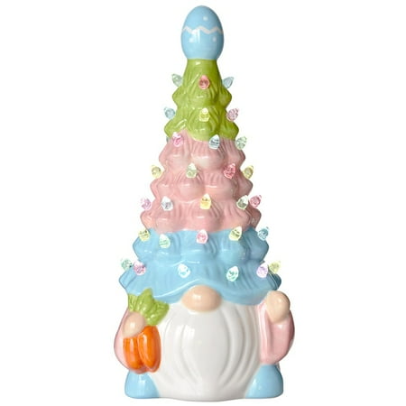 Retro Easter Lighted Gnome Tree - Small or Large