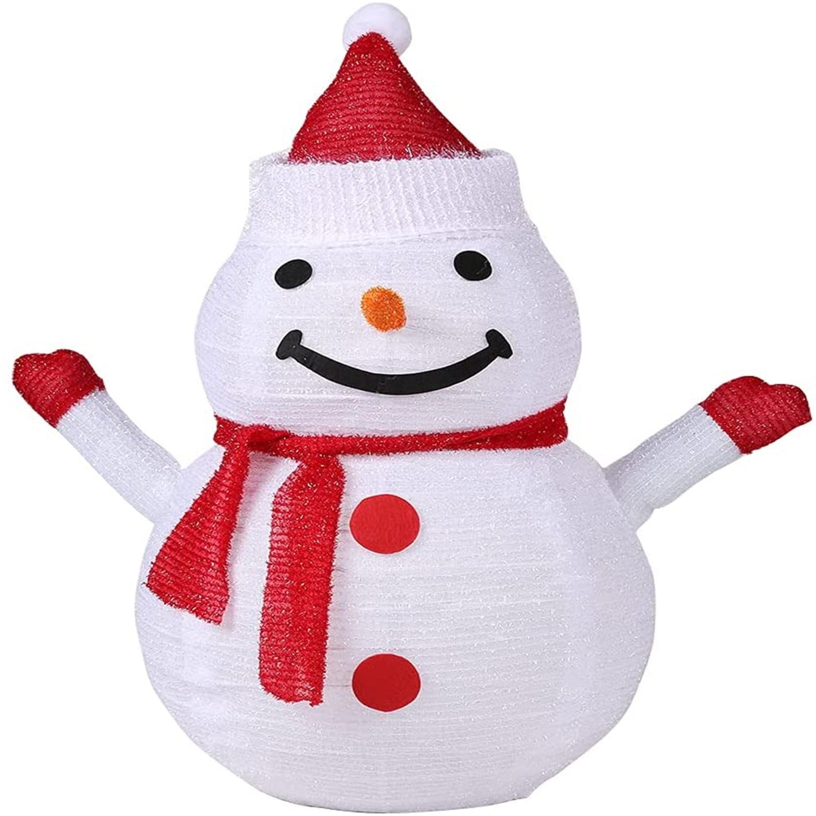 Lighted Folding Snowman,40LED Lighted,Battery Operated Light Up