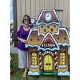 thumbnail image 1 of Lighted Ginger Bread Train Station Yard Art, 1 of 2