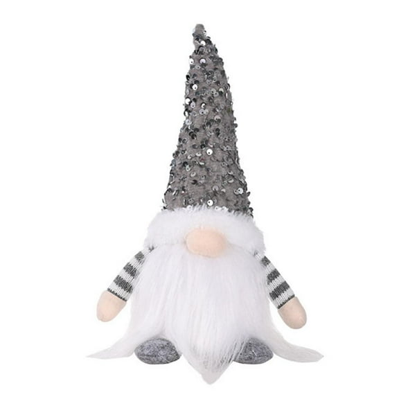Lighted Gnome Christmas Decorations Sequin Hat Gnome Lighted Christmas Gnomes Plush Glitter Gnome Christmas Ornaments Swedish Tomte Holiday Present Battery Operated Winter Tabletop Decor