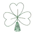 thumbnail image 1 of Lighted Green Clover Tree Topper, Battery Operated with Spiral Base for St. Patrick's Day Home Decor & Holiday Party for Easy Installation (Batteries Not Included), 1 of 9