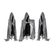 Lighted Halloween Reaper Stakes, Set of 3