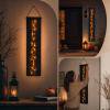 Lighted Hanging Banner, Remote Control Decor, Halloween Party Prop, Happy Haunting Lettering and Weatherproof Durable Fabric for Porch Hangings, Garden Trees and Living Room Walls.