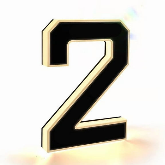 Lighted House Numbers for Outside, 2026 New Waterproof Illuminated Address Numbers Sign, 12v Modern LED Light up Backlit House Number for Home, Garage, Shop