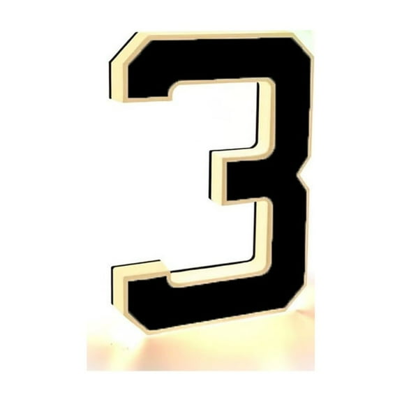 Lighted House Numbers for Outside, 2026 New Waterproof Illuminated Address Numbers Sign, Modern LED Light up Backlit House Number for Home, Garage, Shop