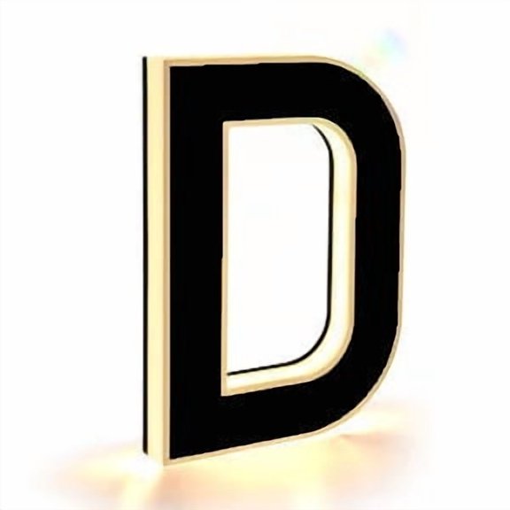 Lighted House Numbers for Outside, LED Home Address Number, Personalized Illuminated Exterior Modern House Numbers Light for Houses, Restaurant, Waterproof