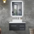 thumbnail image 1 of Lighted Impressions Aster LED Bathroom Wall Mirror, 1 of 3