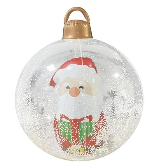 Lighted Inflatable Christmas Decorations - LED Festive Inflatable for Holiday Activities, Outdoor Yard Decor Prop, Easy to Inflate and Deflate for Christmas Celebrations, 23.62in/60cm, B