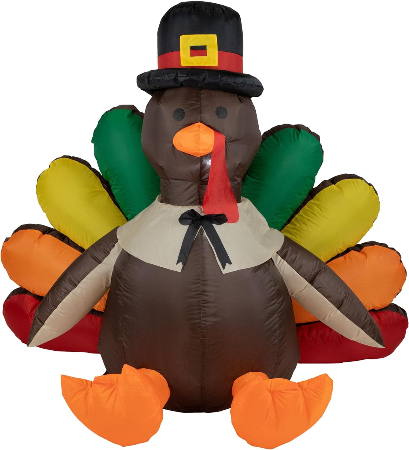 Lighted Inflatable Fall Harvest Turkey Outdoor Decoration - Walmart.com