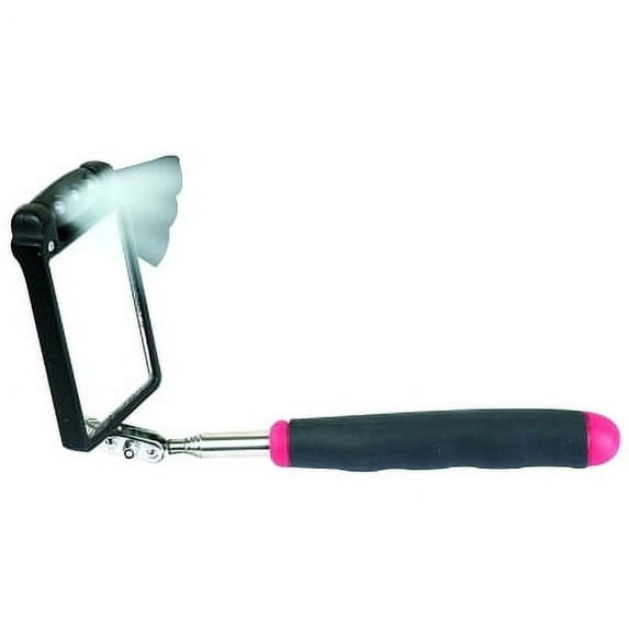 Lighted Inspection Mirrors, 3 1/2 X 2 1/4 In, 6 3/4 In-30 In L | Bundle of 5 Each