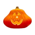 thumbnail image 1 of Lighted Jack-o'-Lantern Pumpkin Decoration for Halloween Tabletop and Party Decor, 1 of 8