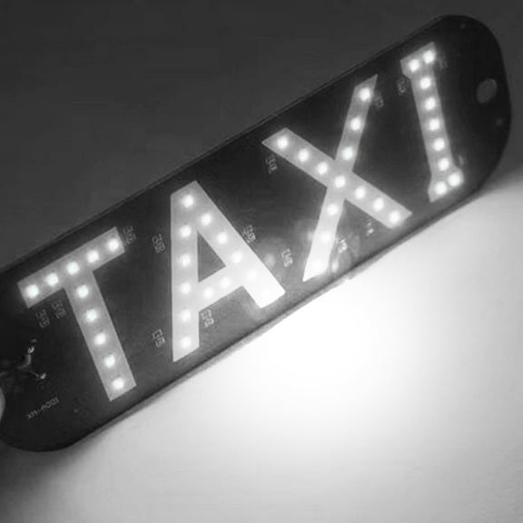 Lighted LED Sign For USB Plug LED Light Sign For Car Windshield Taxi Sign Light Windshield Sticker Cab Indicator Light Taxi