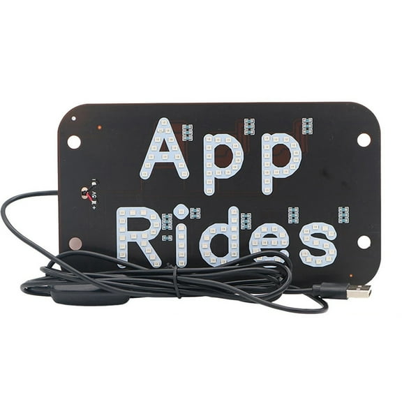Lighted LED Sign For USB Plug LED Light Sign For Car Windshield Taxi Sign Light Windshield Sticker Cab Indicator Light