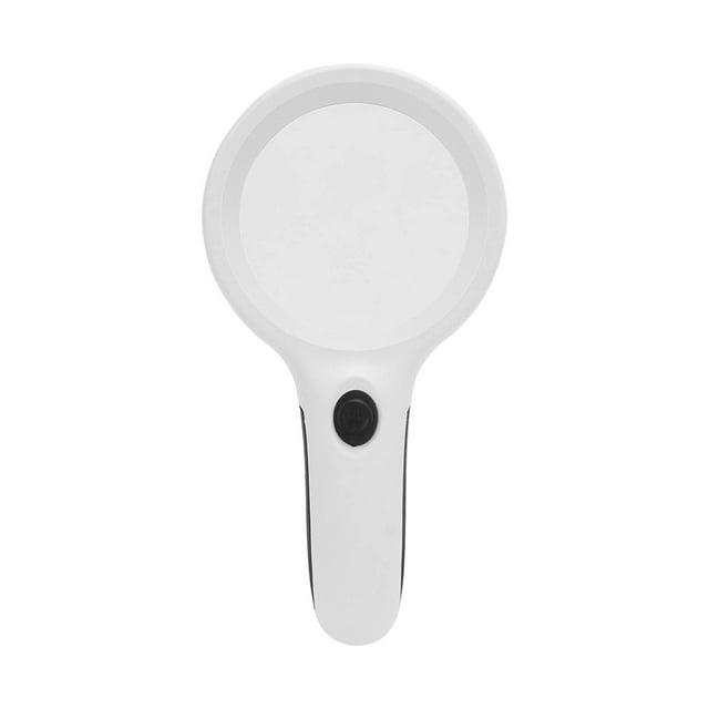 Lighted Magnifying Glass Handheld LED UV Light Ergonomic Handle Space