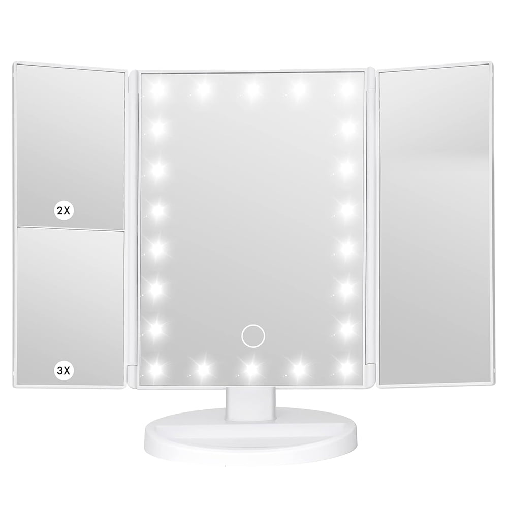 Lighted Makeup Mirror with 22 LED Lights and Magnification