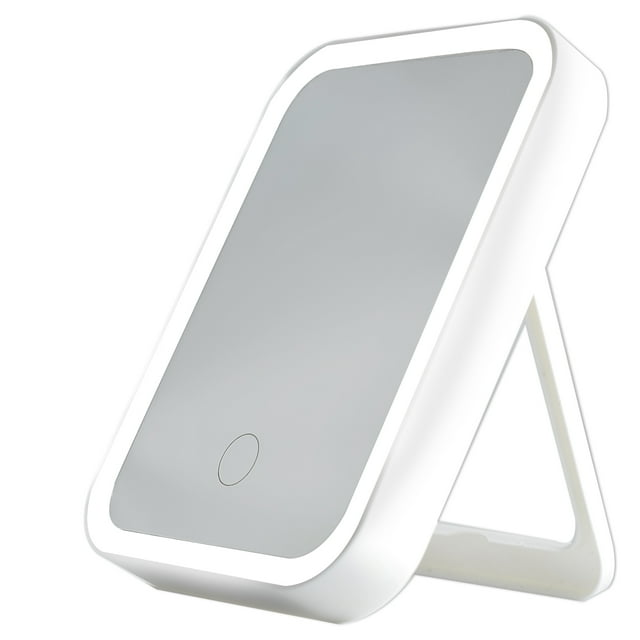 Lighted Makeup Mirror with Touch Screen Vanity Mirror 3 Color Lighting