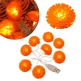 thumbnail image 1 of Lighted Marigold Garland,Artificial Marigold Flower LED String Lights,Flexible Faux Marigold Light Garlands,Día De Los Muertos Marigold Floral Light Strand,Perfect for Halloween,Party,Mantel Decor, 1 of 4