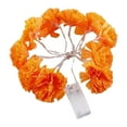 thumbnail image 1 of Lighted Marigold Garland, Ongmies 3M Led String Lights Garland - 20 Led Lights, Perfect for Pooja, Home Decoration, and Outdoor Altar Décor, Christmas Lights, 1 of 6