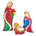 thumbnail image 1 of Lighted Nativity Scene Outdoor, Stained Glass Look Nativity Set, Acrylic Holy Family Yard Decoration for Christmas, Easy Assembled Religious Lawn Decor (9.06"-11."), 1 of 9