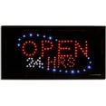 Lighted Open Sign Shows 24 Hours Open Lighted Long Lasting Flashing