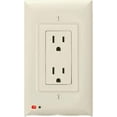 Lighted Outlet Cover Plate, Optional LED Night Light, Wall Outlet Cover