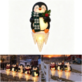 thumbnail image 1 of Lighted Penguin Icicle Holiday Decoration, Christmas Penguin Window Ledge Accent with Festive Glowing Winter Display, Indoor Decor for Home Mantel Shelf Party (penguin-E-1pc), 1 of 7