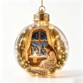 thumbnail image 1 of Lighted Scripture Ornament, Christmas Keepsake Ball Hanging Decoration for Tree Window Mantel Religious Holiday Decor, 1 of 7