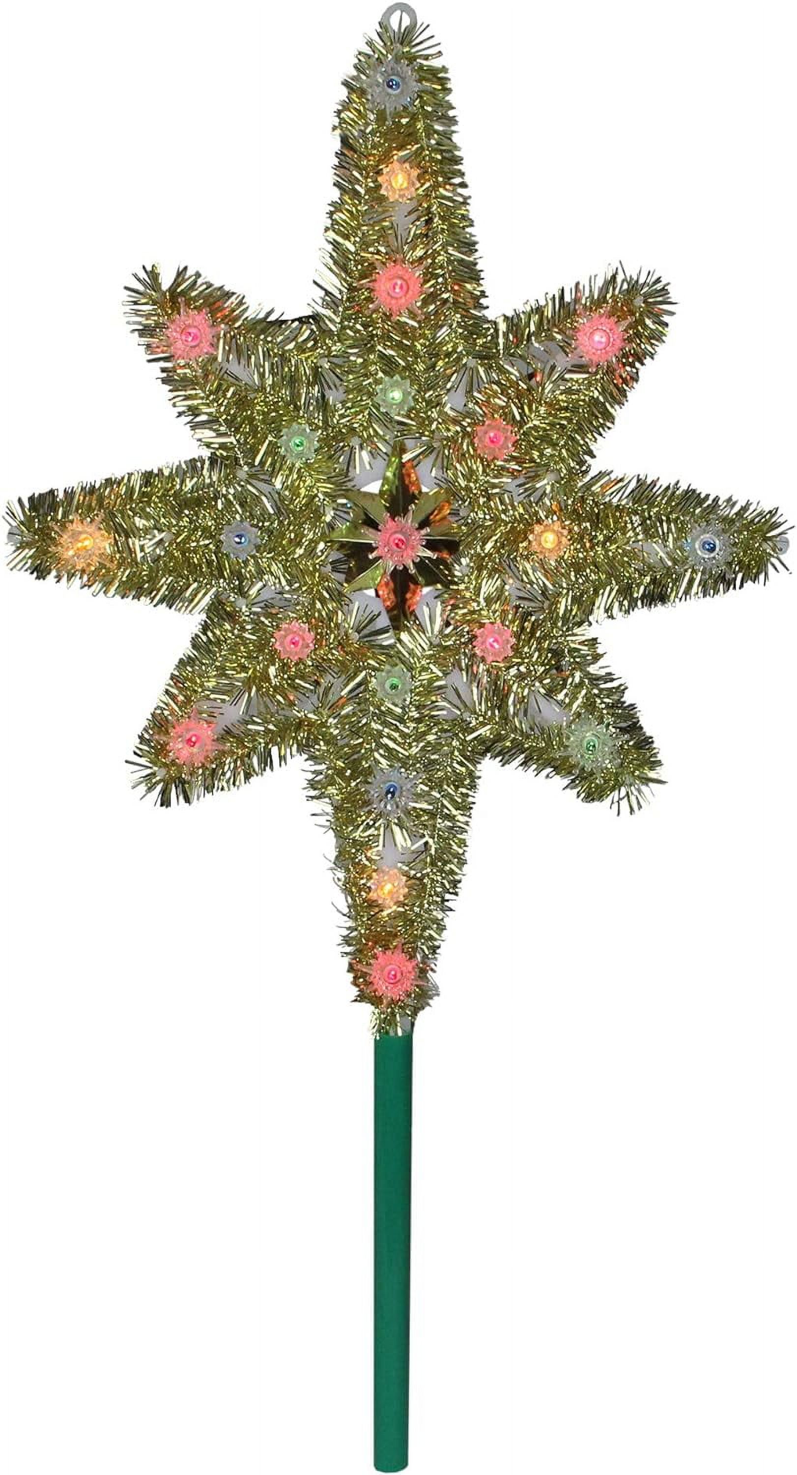 Lighted Star Of Bethlehem Christmas Tree Topper Multicolor Lights
