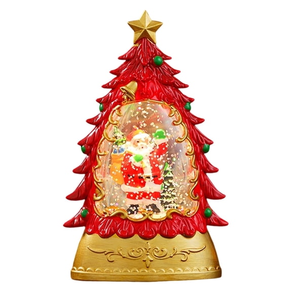 Lighted Water Glittering Globe Snowman, , 14.5x8x4.5cm, Swirling Glitter, Night Light, Home Decor