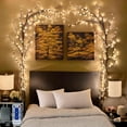thumbnail image 1 of Lighted Willow Vine Plant - 144 LED Light Tree, Plug-in Decor for Living Room & Christmas, 1PC Black Indoor Decoration, 1 of 9