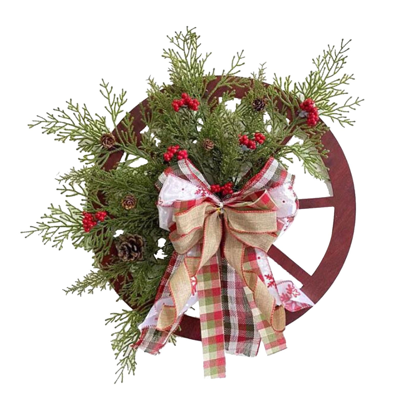 Lighted for Window Lambs Ear Wreaths Christmas Lighted Wreath Outdoor