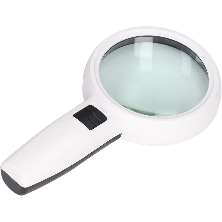 Nazano Magnifying Glass with 12 LED Lights, 30X Magnifier for