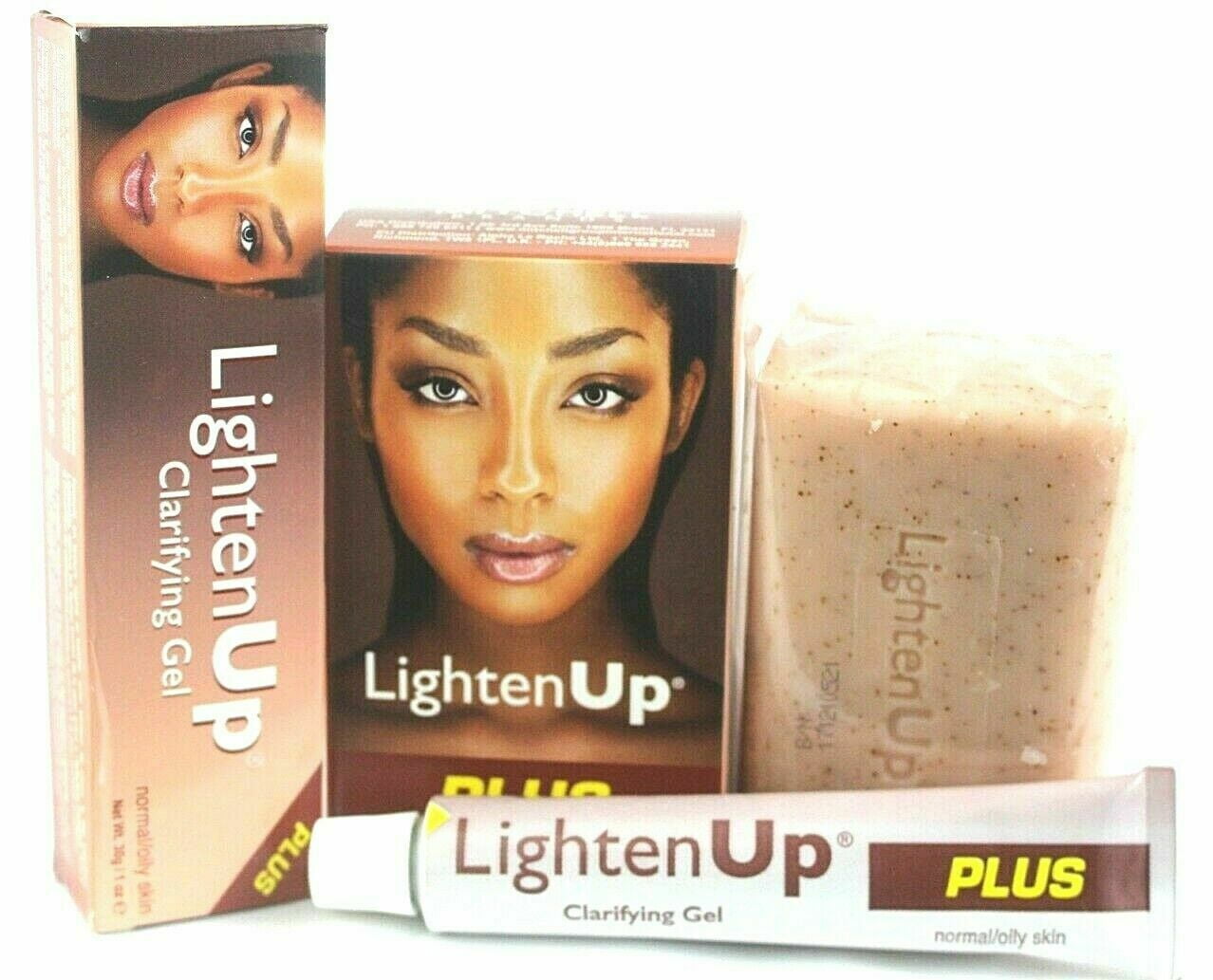 Lighten Up PLUS Clarifying Gel Normal/oil Skin 30g and Soap FREE