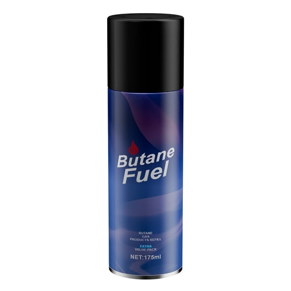 Lighter Butane Refill Canister, Premium Butane Fuel 175 ml, 99.99% Pure Butane Gas Refill for Torch Lighter (1 Can)