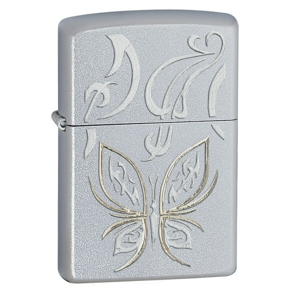Lighter Golden Butterfly, Satin Chrome