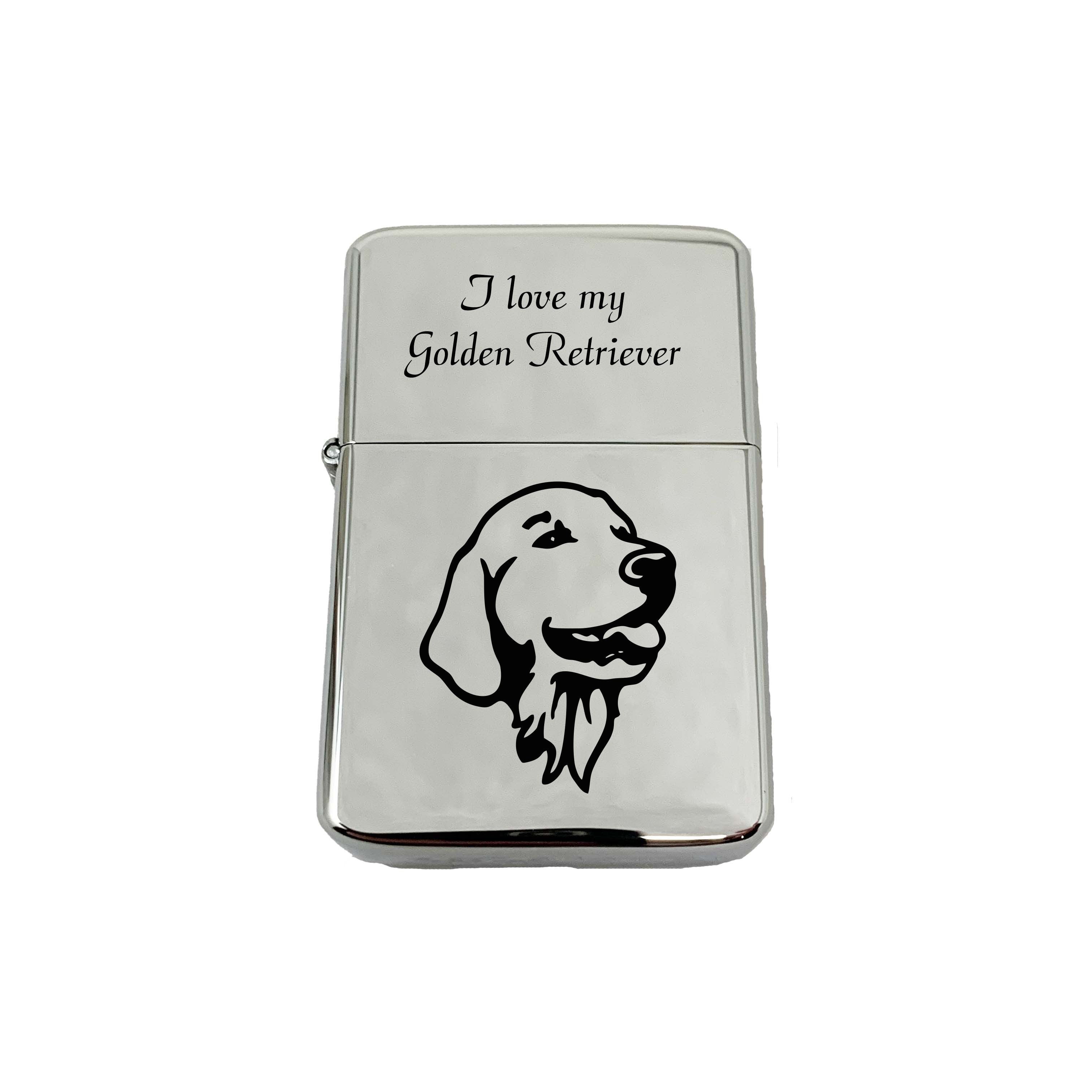 Lighter I love my Golden Retriver CHROME L1